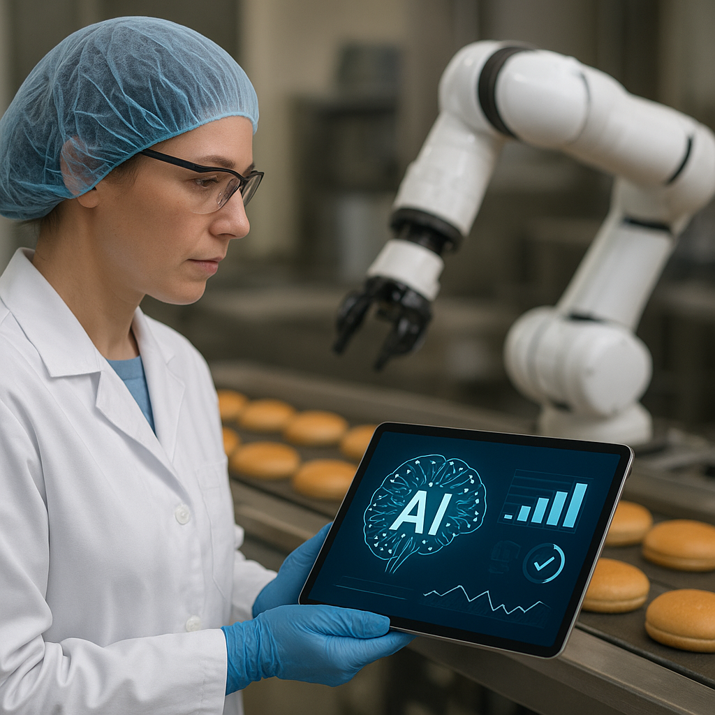 Jak sztuczna inteligencja pomaga w produkcji i kontroli jakości żywności