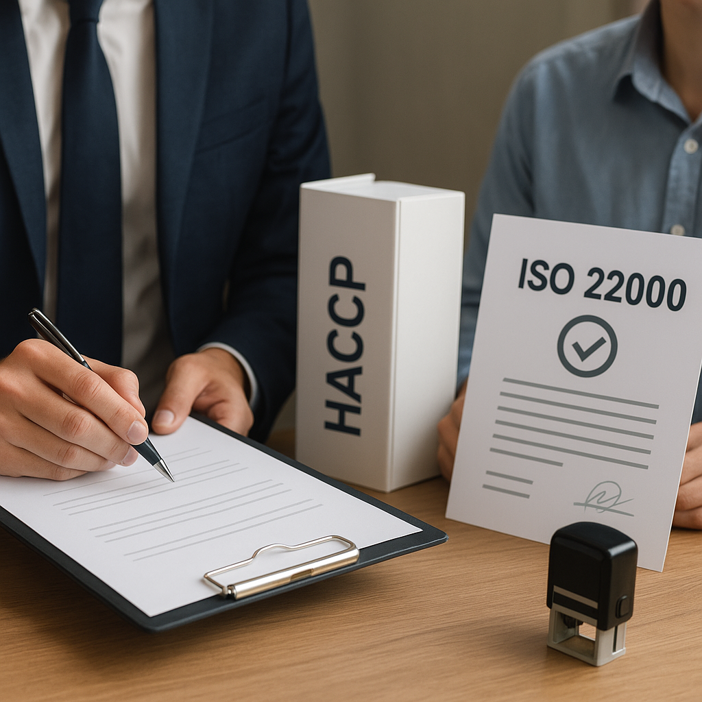 Jak wygląda proces certyfikacji HACCP i ISO 22000