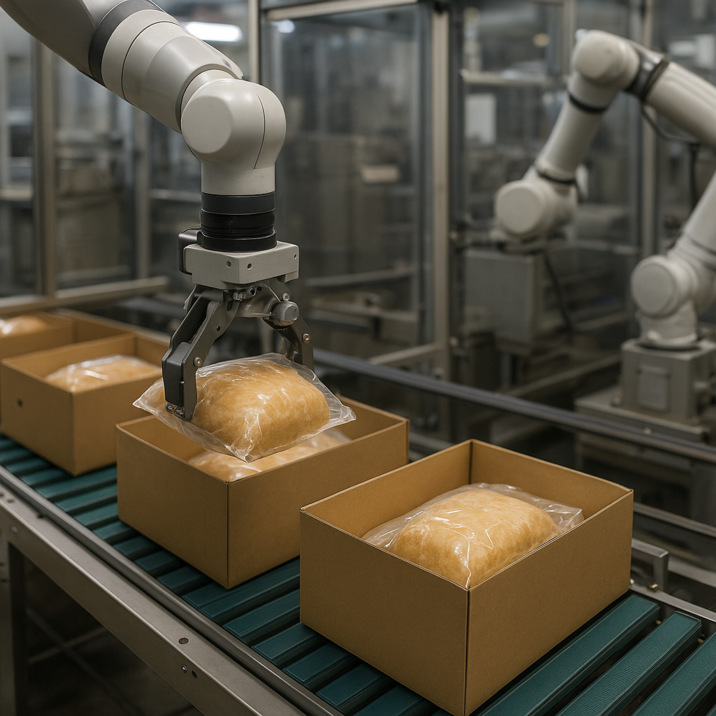 Robotyka w pakowaniu żywności – jak działa automatyczna linia pakująca