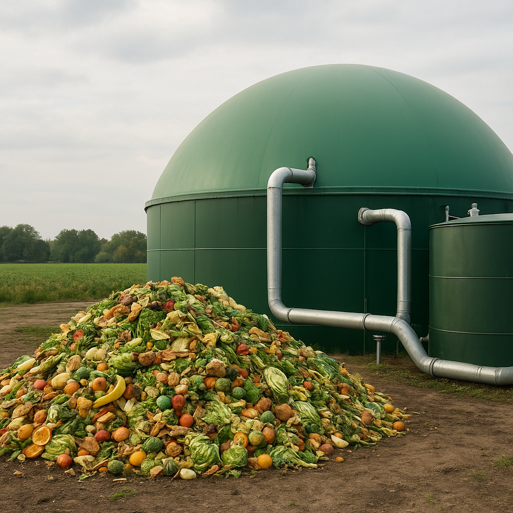 Biogaz z odpadów spożywczych – energia z resztek