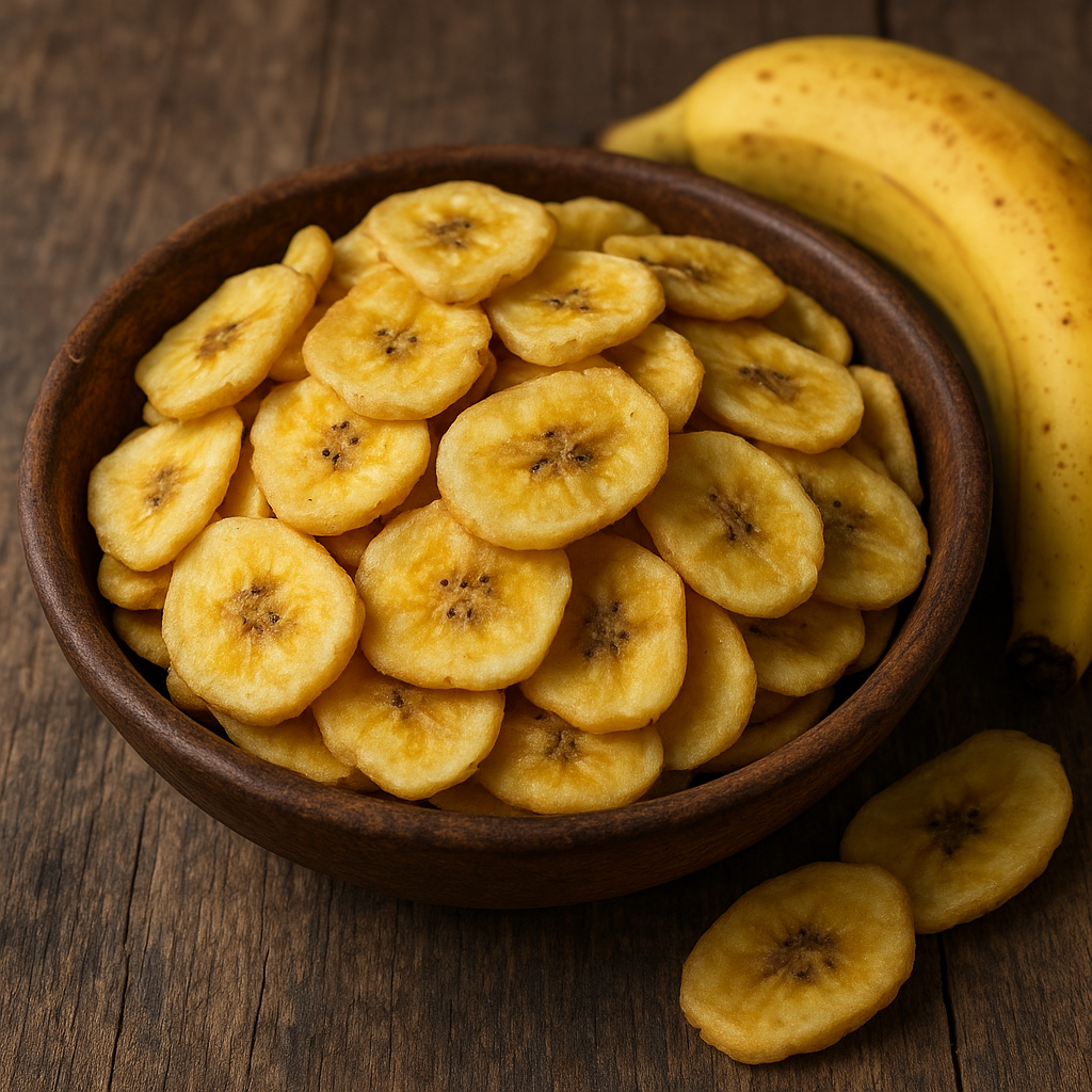 Chipsy bananowe – rynek