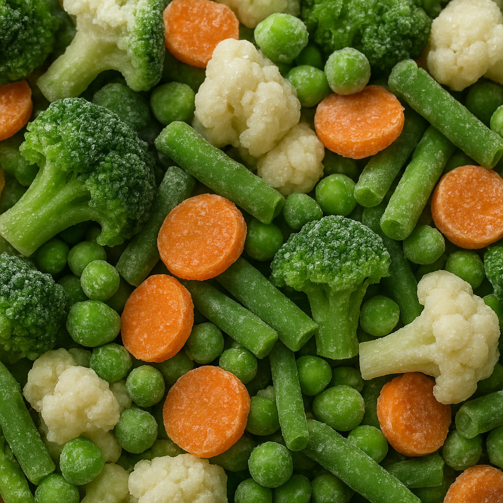 Warzywa mrożone – rynek