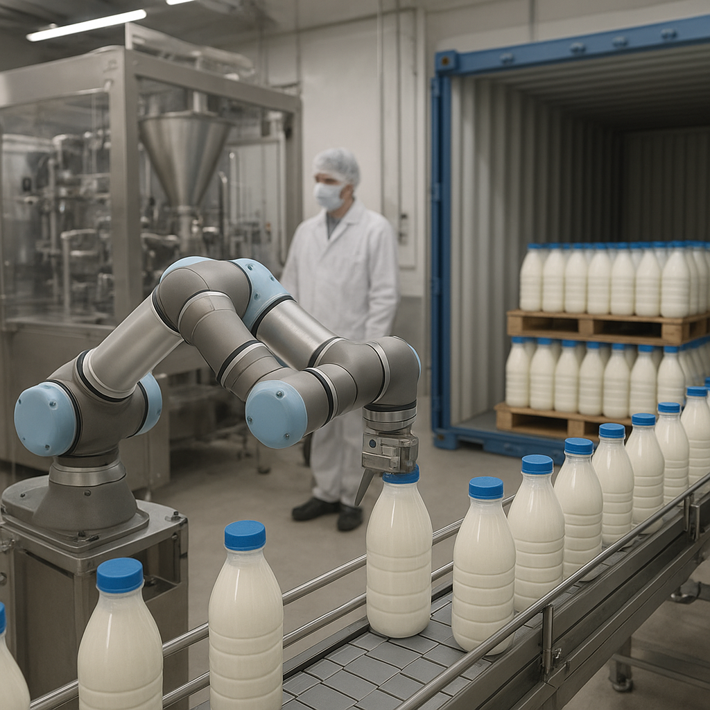 Przyszłość przemysłu mleczarskiego – automatyzacja i eksport