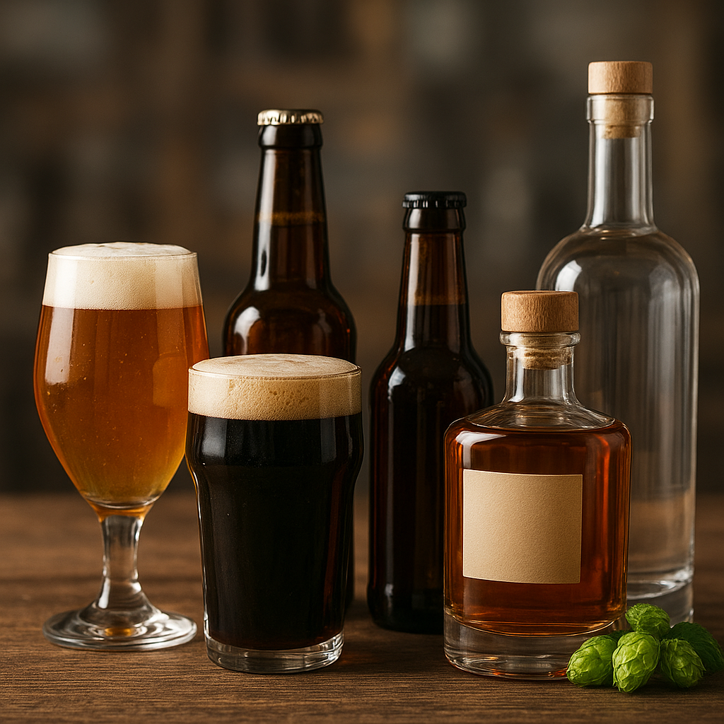 Innowacje w branży alkoholowej – piwa rzemieślnicze i destylaty premium