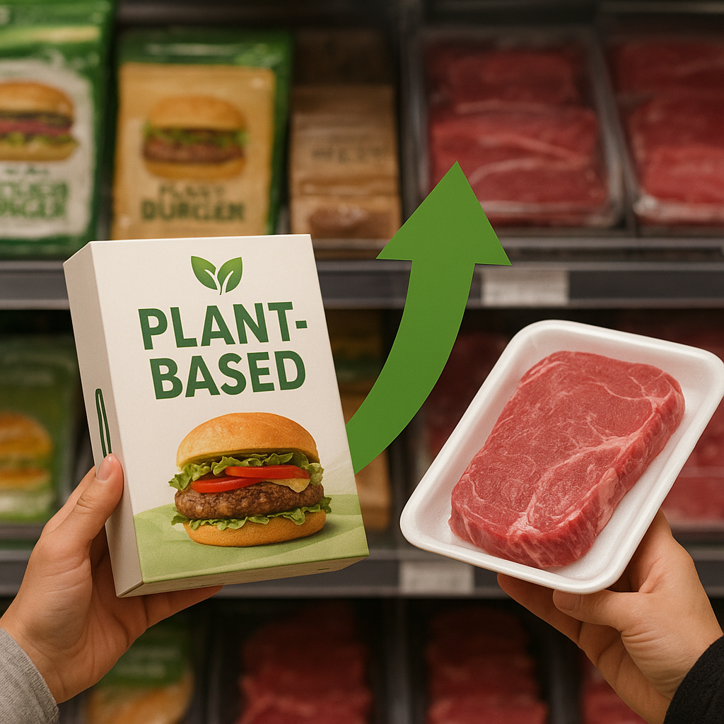 Jak rosnący popyt na żywność roślinną wpływa na tradycyjne branże