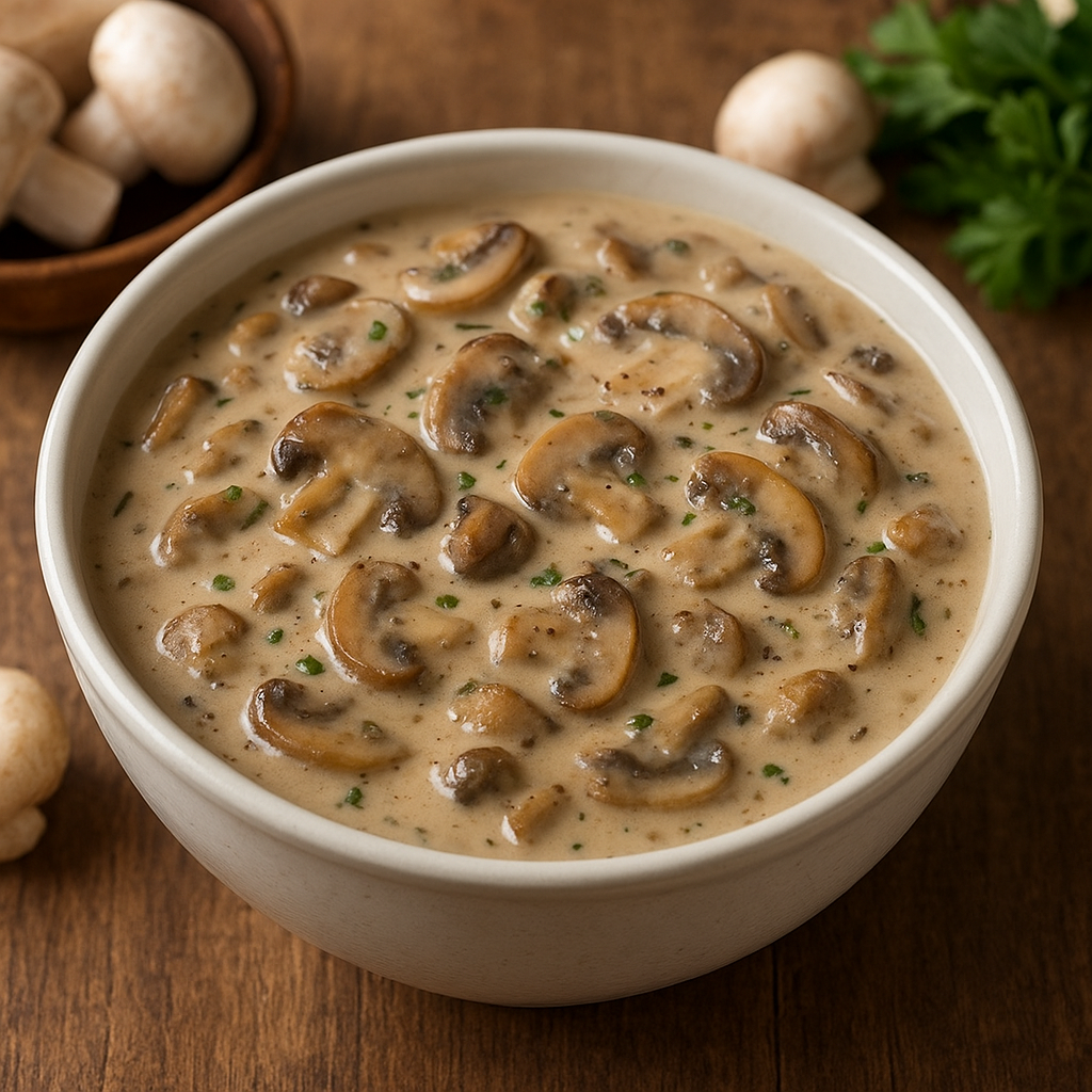 Sos grzybowy – rynek