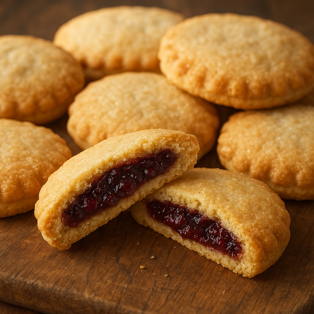 Ciastka kruche nadziewane – rynek