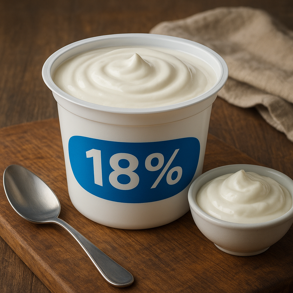 Śmietana 18% – rynek