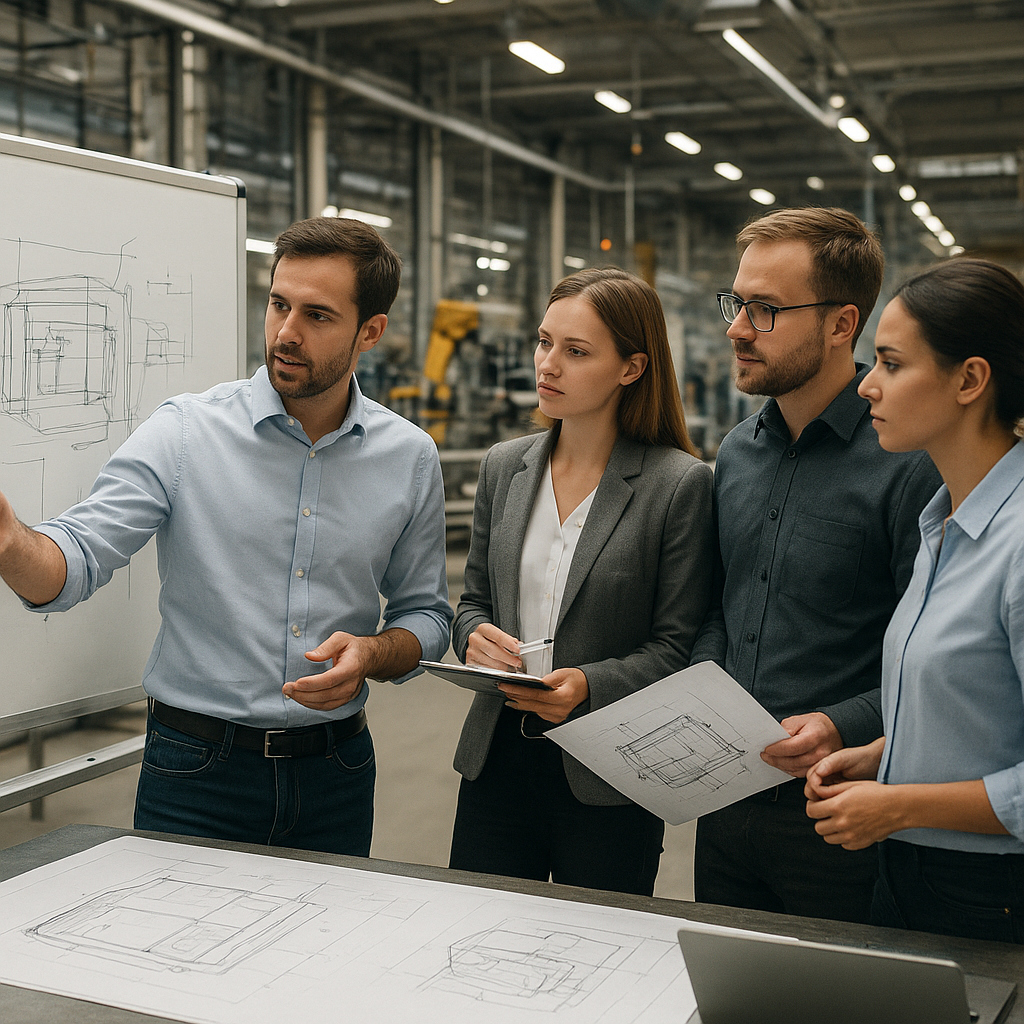 Jak wygląda proces projektowania nowej linii produktowej w fabryce