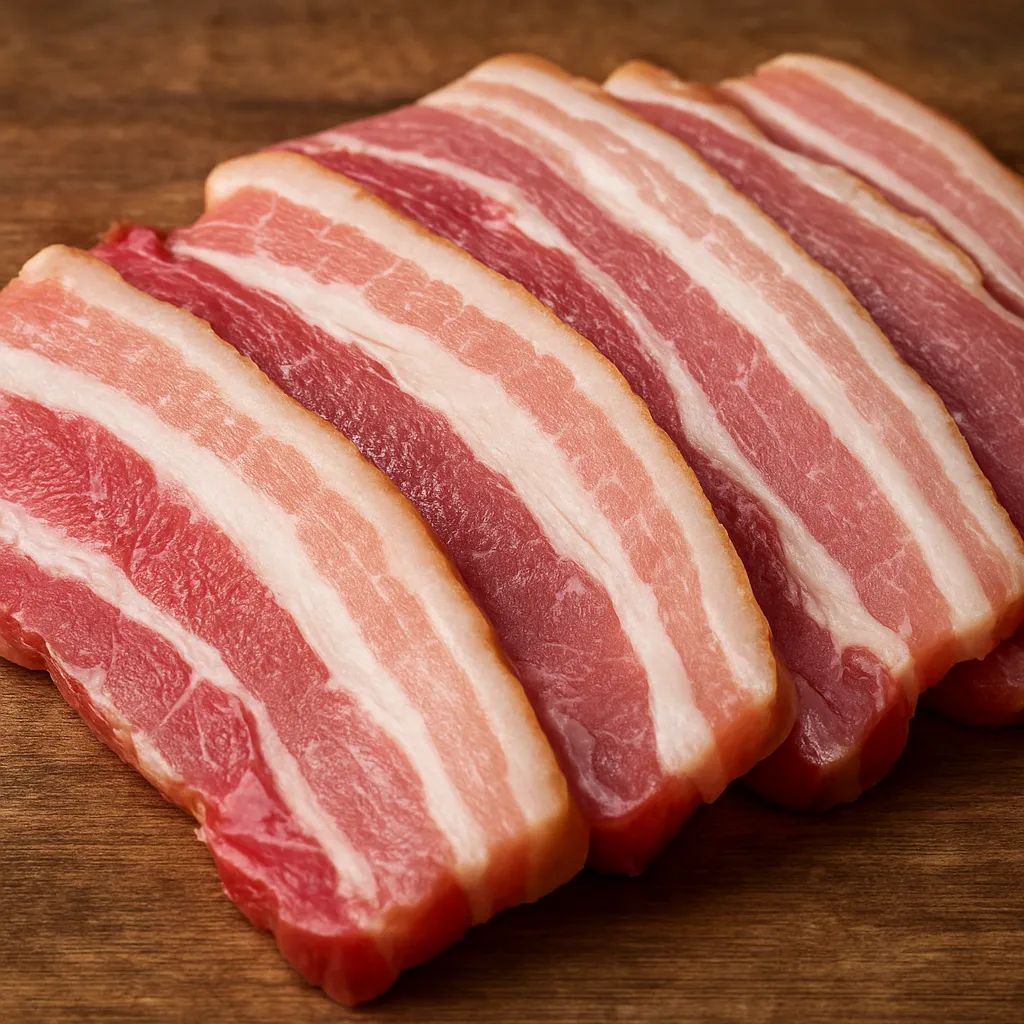 Boczek w plastrach – rynek