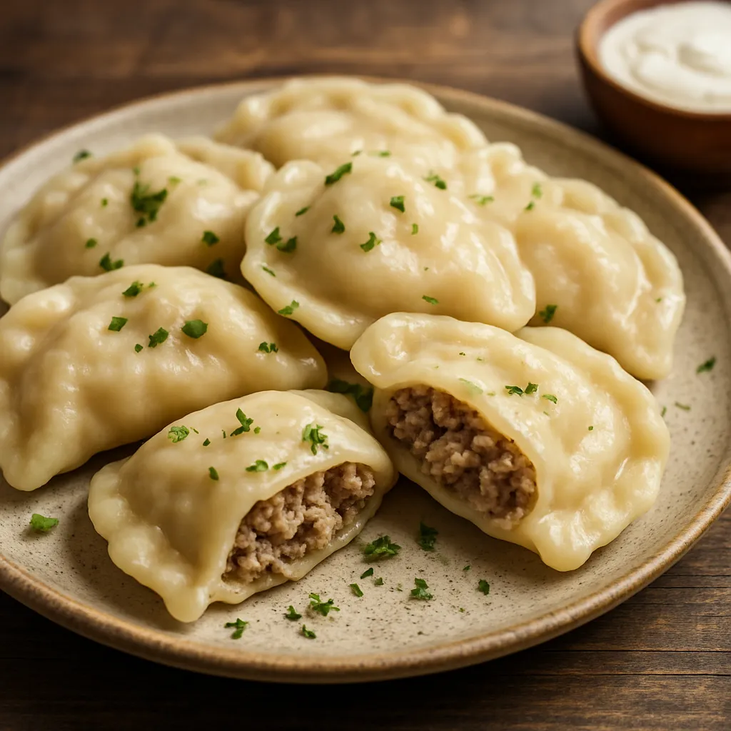 Pierogi z mięsem – rynek