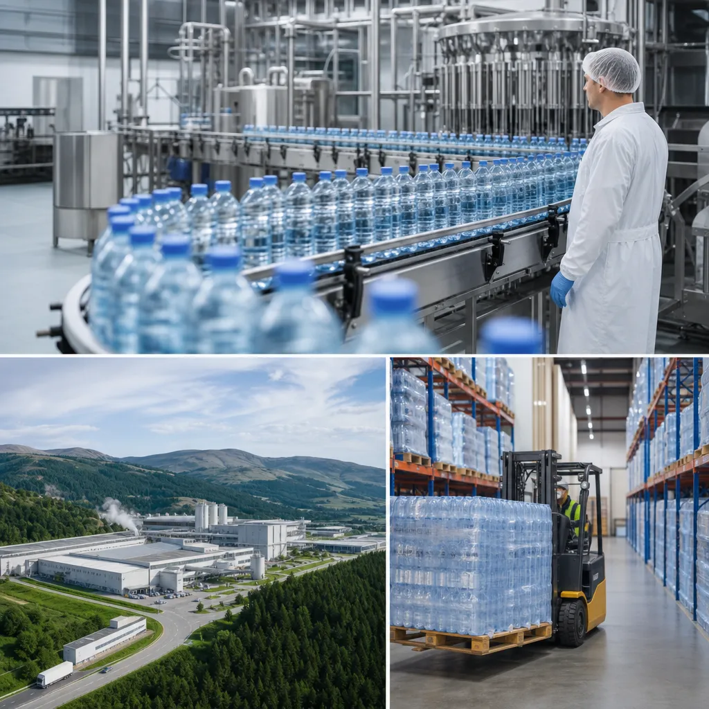 Największe firmy produkujące wodę butelkowaną
