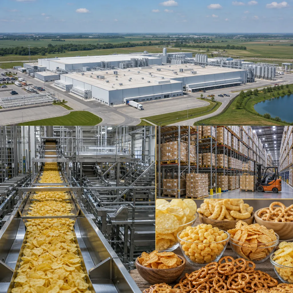 Największe zakłady produkcji przekąsek