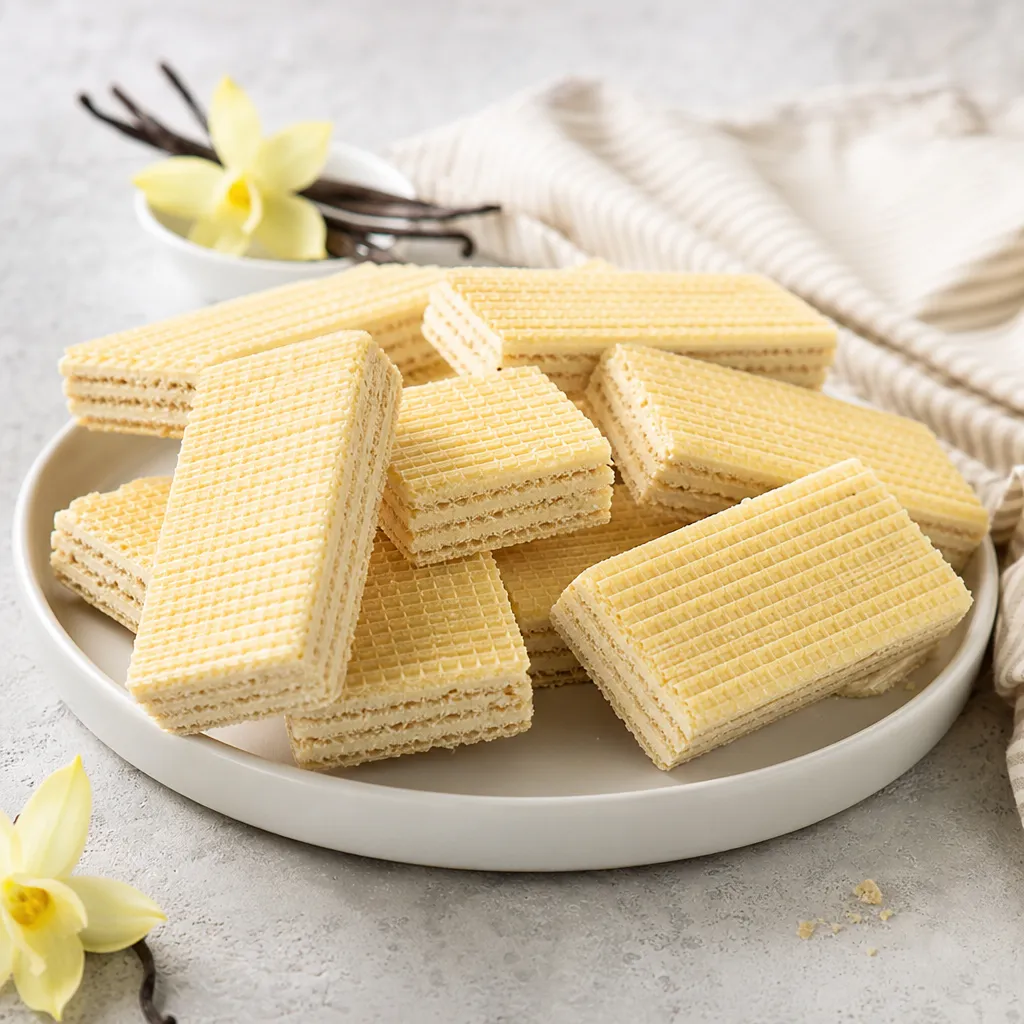 Wafel waniliowy