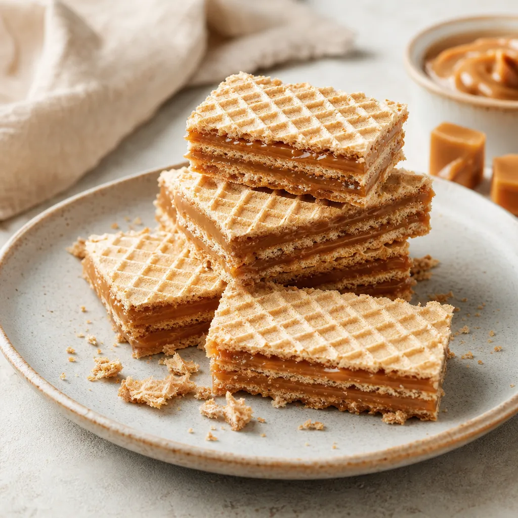 Wafel karmelowy