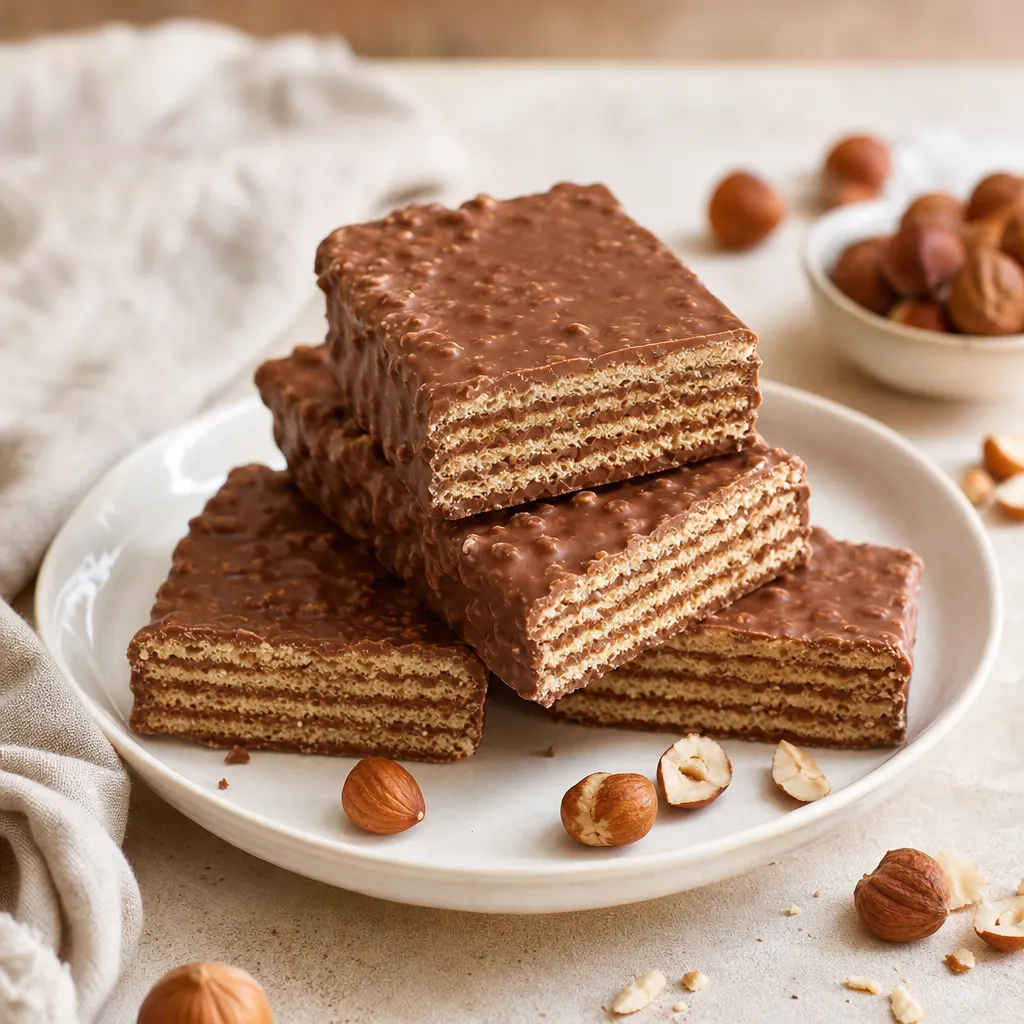Wafel orzechowy